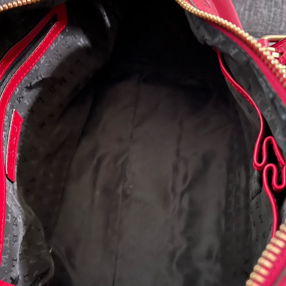 L.A.M.B by Gwen Stefani Classic Red Leather Purse - Picture 6 of 7